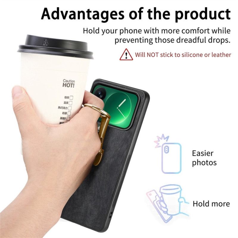 Κάλυμμα Xiaomi 17 Pro Βάση Πτυσσόμενη Και Ρετρό Υφή Caseneo