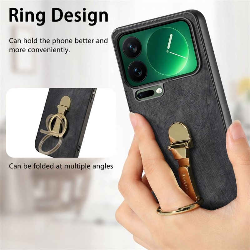 Κάλυμμα Xiaomi 17 Pro Βάση Πτυσσόμενη Και Ρετρό Υφή Caseneo