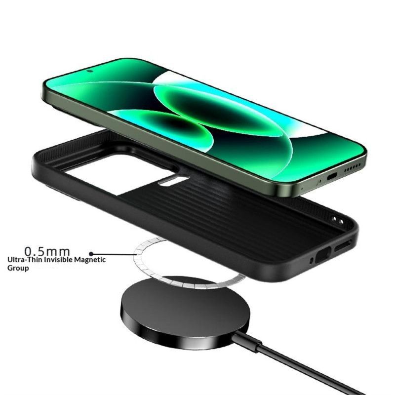 Κάλυμμα Xiaomi 17 Pro Μαγνητικό Κλείσιμο Από Ίνες Άνθρακα Abeel