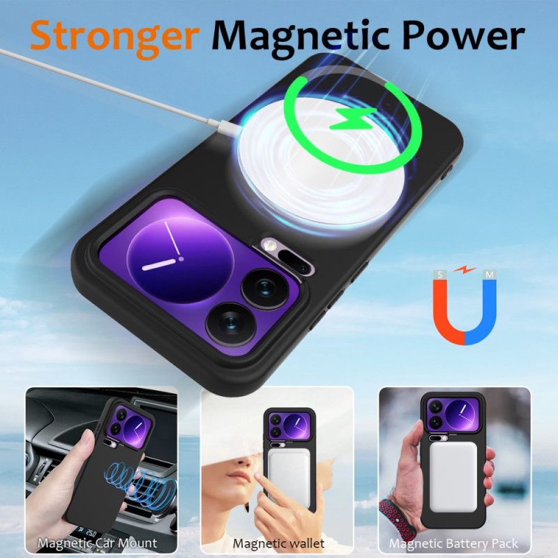 Κάλυμμα Xiaomi 17 Pro Μαγνητικό Υγρής Σιλικόνης