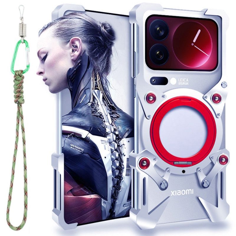 Κάλυμμα Xiaomi 17 Pro Max Βάση Στήριξης Και Μαγνητικό Λουράκι Καρπού Σιλικόνης