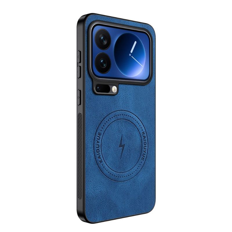 Κάλυμμα Xiaomi 17 Pro Max Δερμάτινο Εφέ Magsafe Σιλικόνης