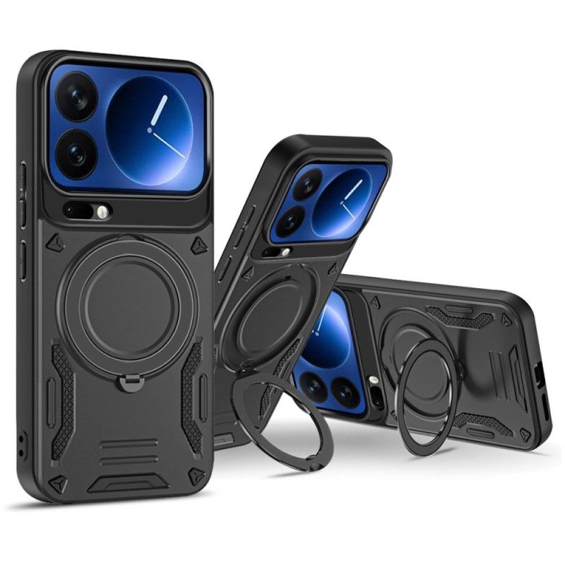 Κάλυμμα Xiaomi 17 Pro Max Μαγνητικό Με Περιστρεφόμενη Βάση Σιλικόνης