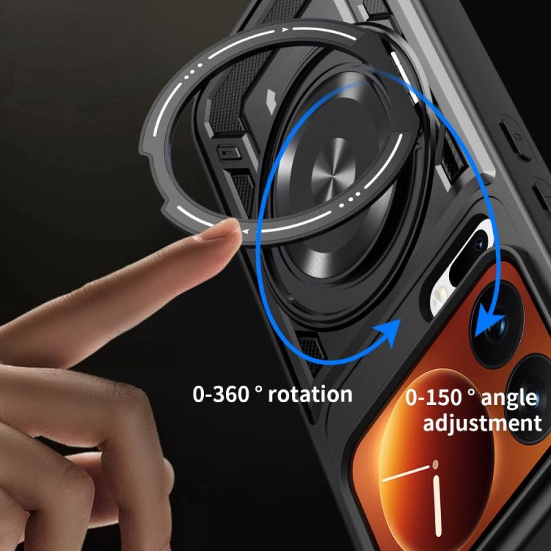 Κάλυμμα Xiaomi 17 Pro Max Μαγνητικό Με Περιστρεφόμενη Βάση Σιλικόνης