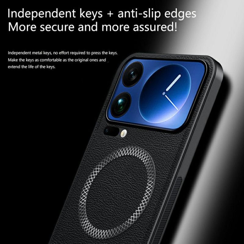 Κάλυμμα Xiaomi 17 Pro Max Μαγνητικό Μεταλλικό Πλαίσιο Φακού Σιλικόνης