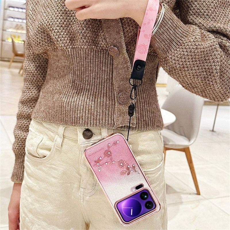 Κάλυμμα Xiaomi 17 Pro Max Στρας Και Κορδόνι Kadem Σιλικόνης