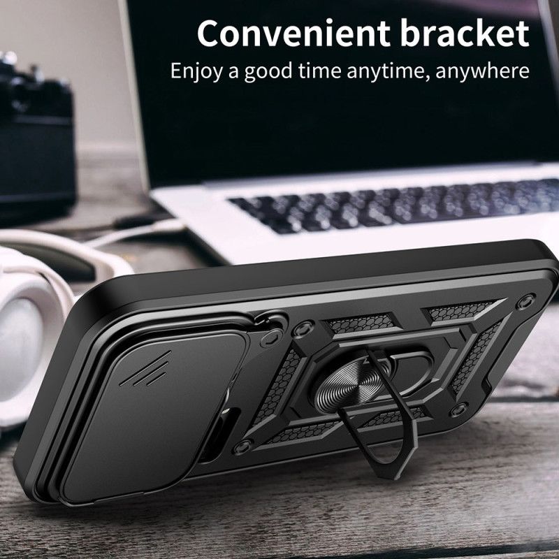 Κάλυμμα Xiaomi 17 Pro Max Συρόμενο Κάλυμμα Κάμερας Και Βάση Στήριξης Σιλικόνης