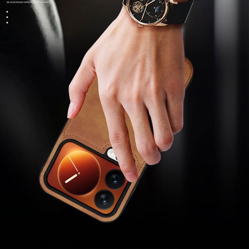 Κάλυμμα Xiaomi 17 Pro Max Τεχνητό Δέρμα Υψηλής Ποιότητας Σιλικόνης