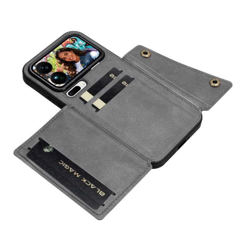 Κάλυμμα Xiaomi 17 Pro Max Θήκες Κινητών Θήκη Καρτών Με Εφέ Δέρματος