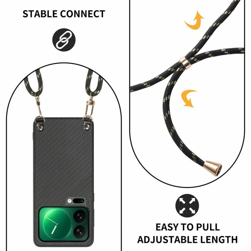 Κάλυμμα Xiaomi 17 Pro Max Θήκες Κινητών Υφή Ινών Άνθρακα