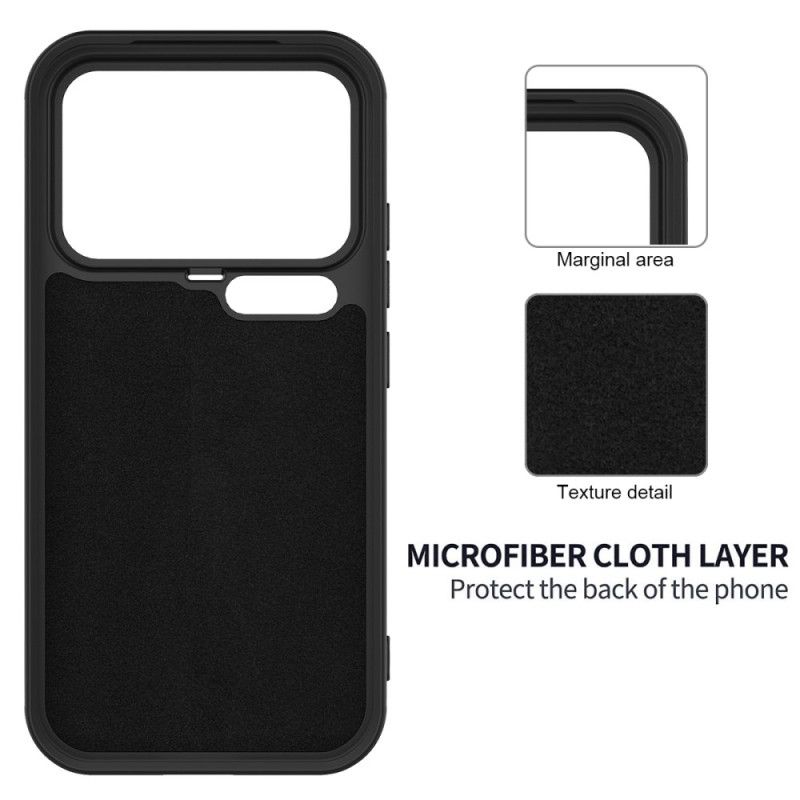 Κάλυμμα Xiaomi 17 Pro Max Υγρή Σιλικόνη Με Κορδόνι