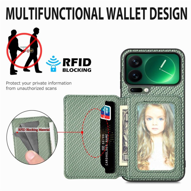 Κάλυμμα Xiaomi 17 Pro Προστασία Rfid Και Θήκη Κάρτας Μαγνητικό