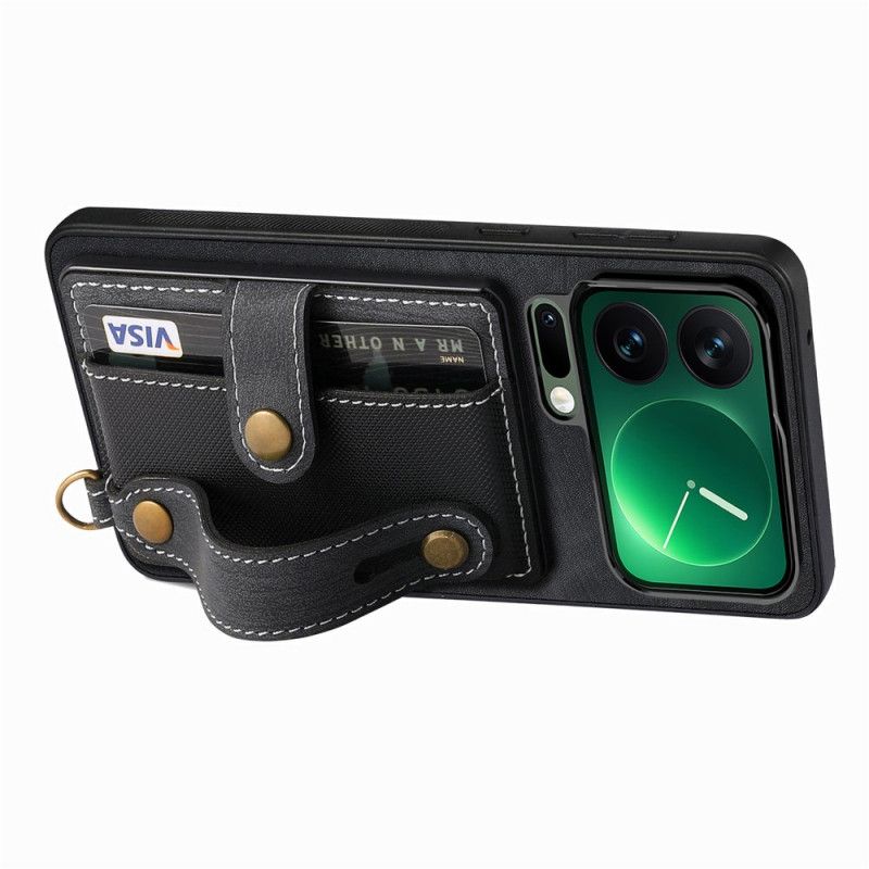 Κάλυμμα Xiaomi 17 Pro Θέσεις Κάρτας Και Λουράκι