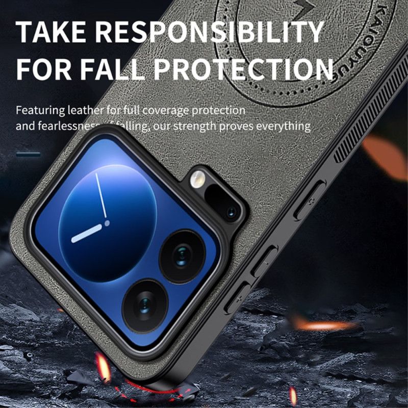 Κάλυμμα Xiaomi 17 Pro Θήκες Κινητών Δερμάτινο Εφέ Magsafe