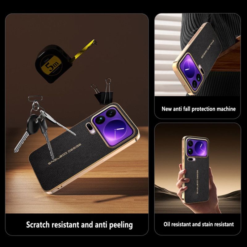 Κάλυμμα Xiaomi 17 Pro Θήκες Κινητών Υφή Λίτσι Ανθεκτική Στις Γρατσουνιές