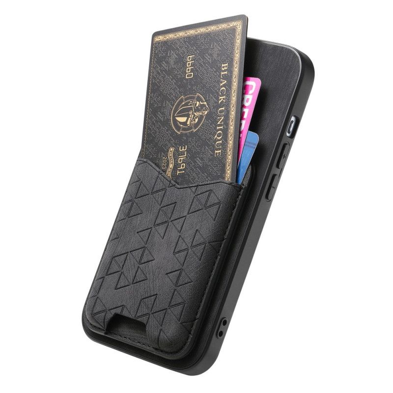 Κάλυμμα Xiaomi 17 Pro Θήκη Για Κάρτες Και Βάση Με Χαραγμένο Σχέδιο