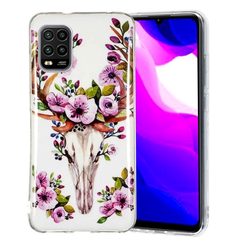 Κάλυμμα Xiaomi Mi 10 Lite Φθορίζουσα Ανθισμένη Άλκη