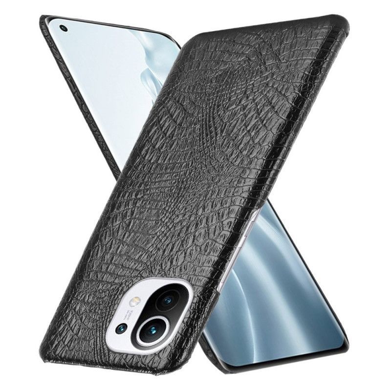 Κάλυμμα Xiaomi Mi 11 Μαύρο Εφέ Δέρματος Κροκόδειλου σιλικόνης