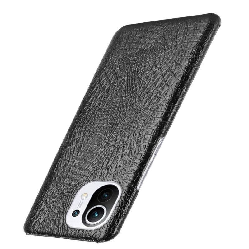 Κάλυμμα Xiaomi Mi 11 Μαύρο Εφέ Δέρματος Κροκόδειλου σιλικόνης