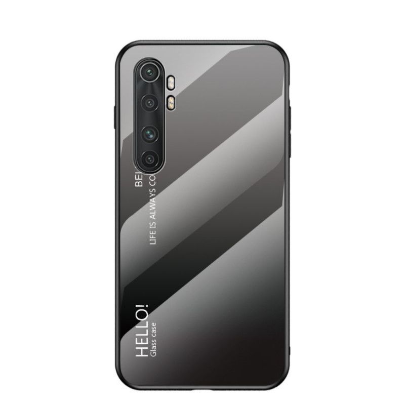 Κάλυμμα Xiaomi Mi Note 10 Lite Μαύρο Γεια Σου Σκληρυμένο Γυαλί