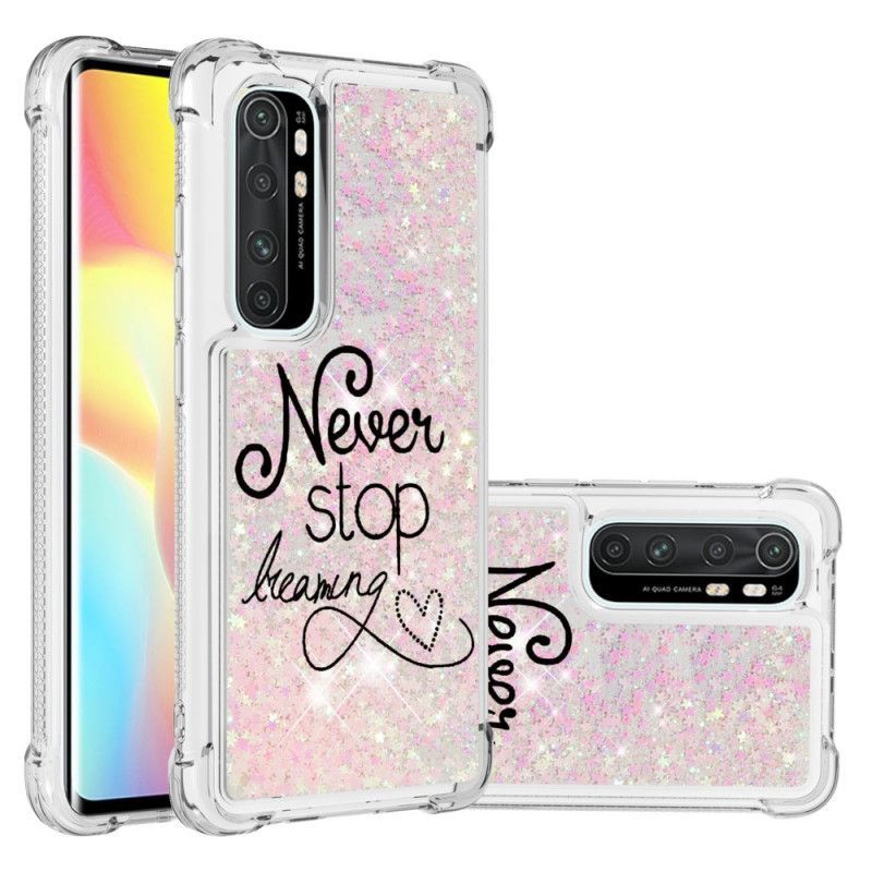 Κάλυμμα Xiaomi Mi Note 10 Lite Θήκες Κινητών Μην Σταματήσεις Ποτέ Να Ονειρεύεσαι Γκλίτερ