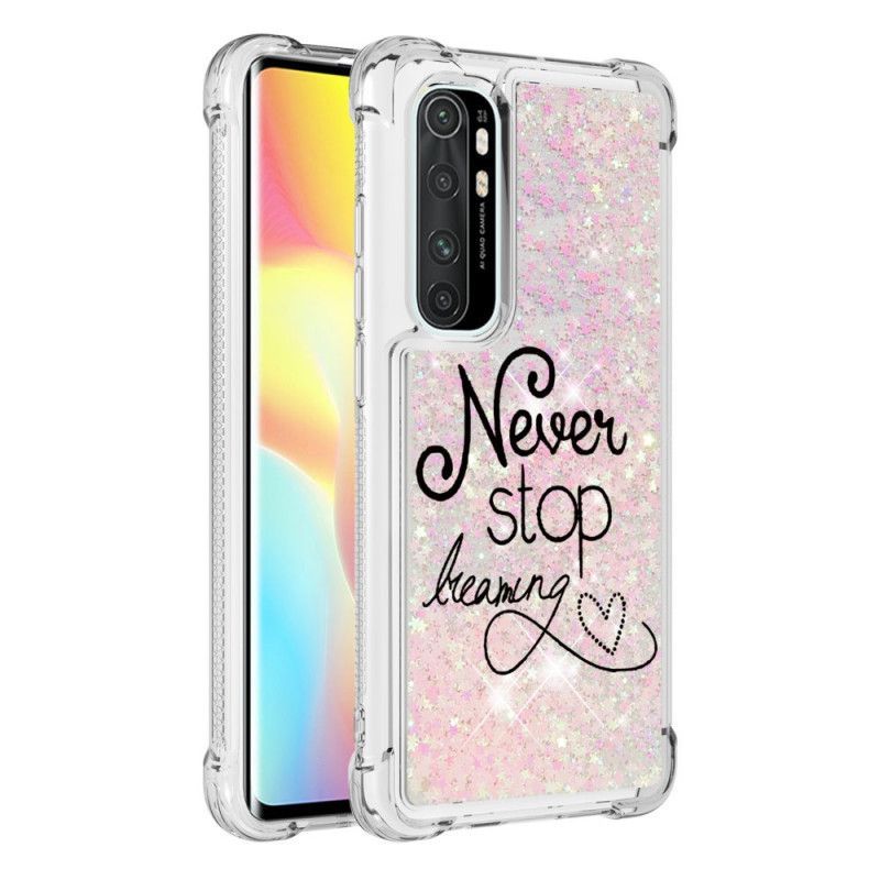 Κάλυμμα Xiaomi Mi Note 10 Lite Θήκες Κινητών Μην Σταματήσεις Ποτέ Να Ονειρεύεσαι Γκλίτερ