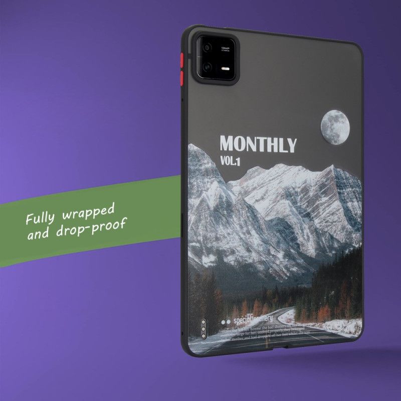 Κάλυμμα Xiaomi Pad 6 Pro Χιονισμένο Βουνό Και Αυτοκινητόδρομος