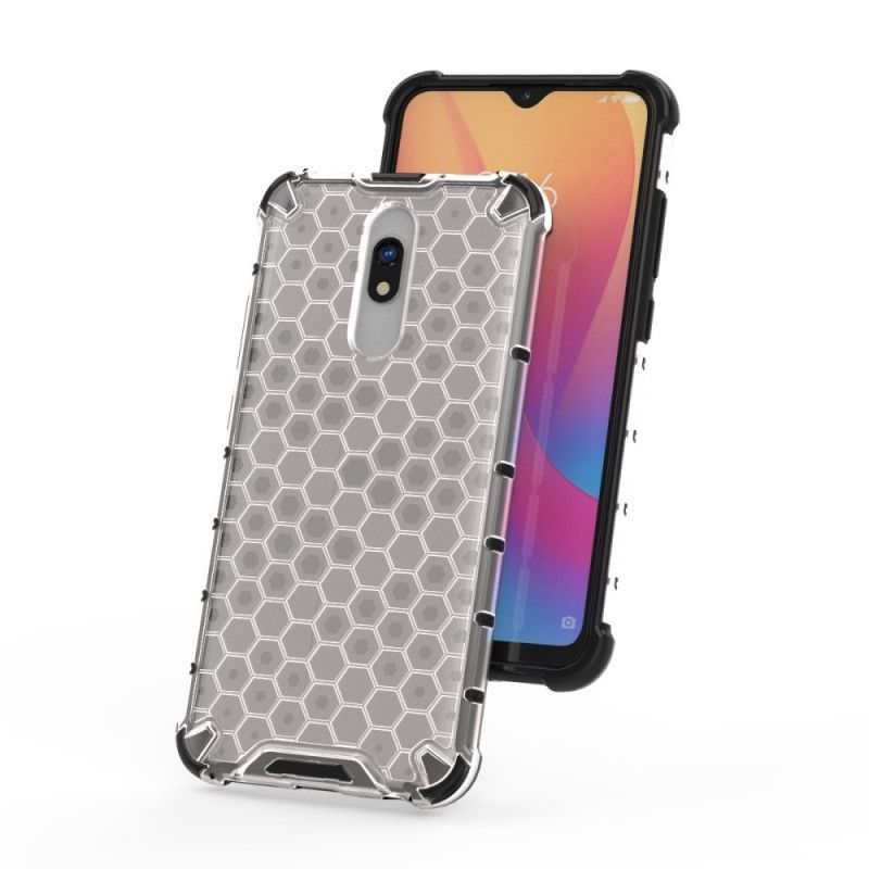 Κάλυμμα Xiaomi Redmi 8A Μαύρο Στυλ Κηρήθρας