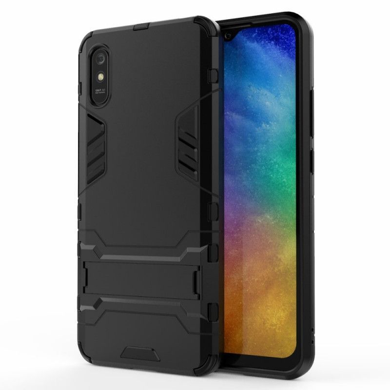 Κάλυμμα Xiaomi Redmi 9A Μαύρο Εξαιρετικά Ανθεκτική Γλώσσα