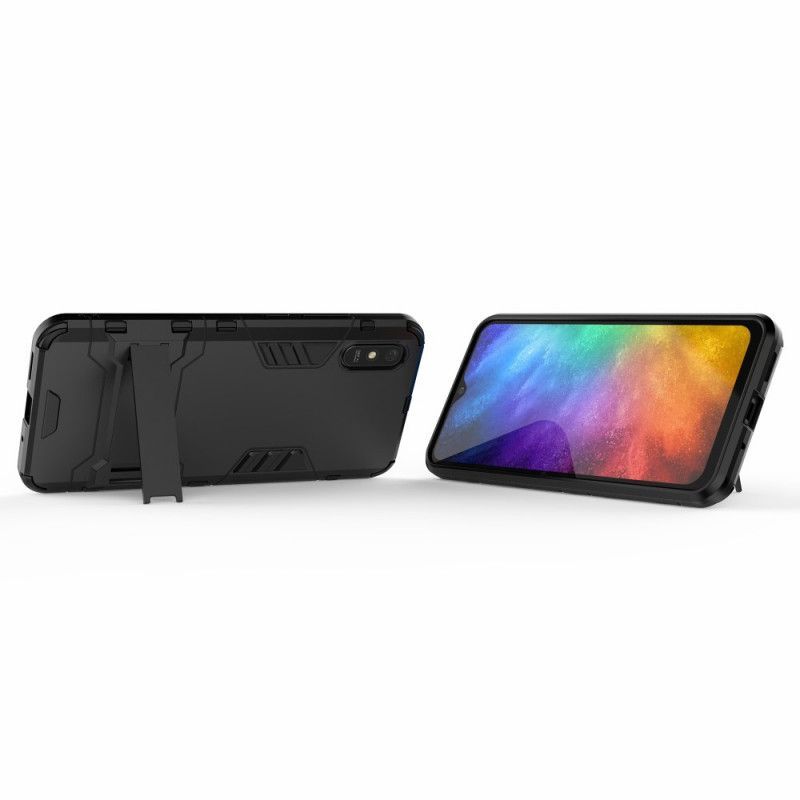 Κάλυμμα Xiaomi Redmi 9A Μαύρο Εξαιρετικά Ανθεκτική Γλώσσα