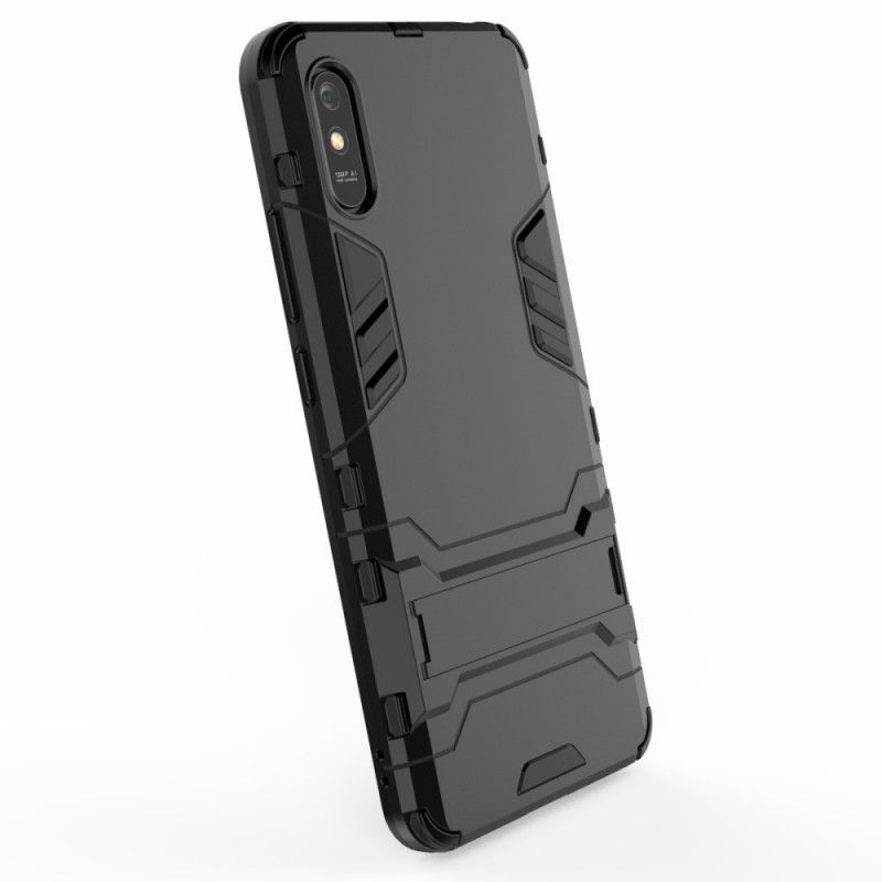 Κάλυμμα Xiaomi Redmi 9A Μαύρο Εξαιρετικά Ανθεκτική Γλώσσα