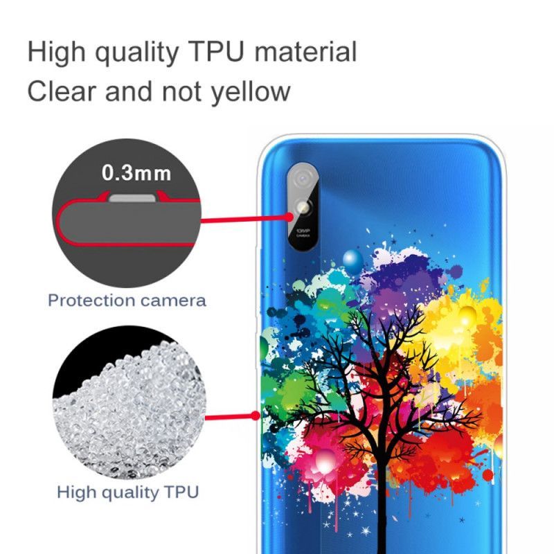 Κάλυμμα Xiaomi Redmi 9A Θήκες Κινητών Δέντρο Ακουαρέλας Χωρίς Ραφή