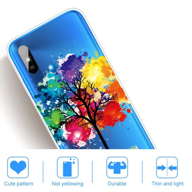 Κάλυμμα Xiaomi Redmi 9A Θήκες Κινητών Δέντρο Ακουαρέλας Χωρίς Ραφή