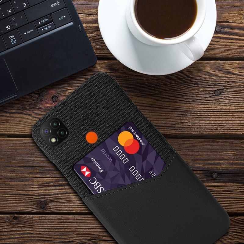 Κάλυμμα Xiaomi Redmi 9C Μαύρο Κάτοχος Κάρτας Ksq