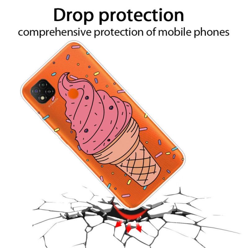 Κάλυμμα Xiaomi Redmi 9C Παγωτό Πρωτότυπος