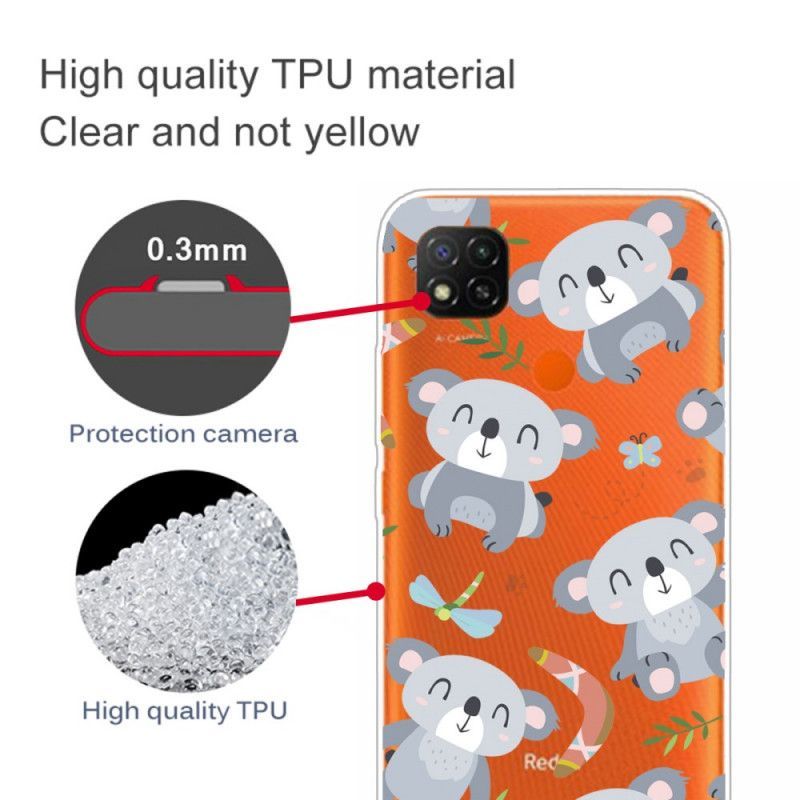 Κάλυμμα Xiaomi Redmi 9C Χαριτωμένα Κοάλα