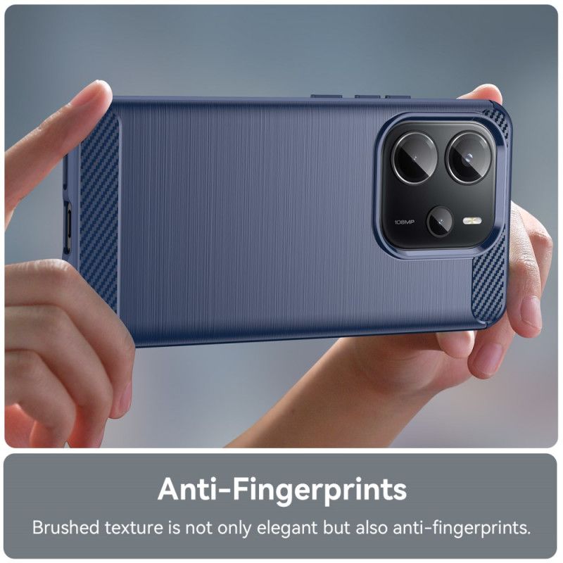 Κάλυμμα Xiaomi Redmi Note 14 4g Βουρτσισμένο Ανθρακονήματα Σιλικόνης