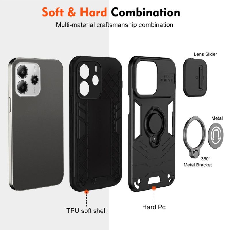 Κάλυμμα Xiaomi Redmi Note 14 4g Συρόμενο Προστατευτικό Και Βάση Κάμερας