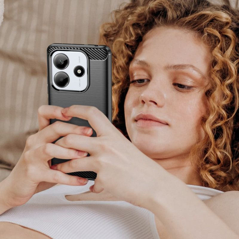 Κάλυμμα Xiaomi Redmi Note 14 5g Βουρτσισμένο Ανθρακονήματα