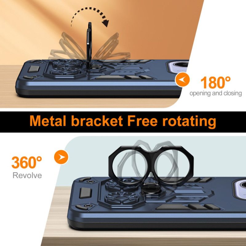 Κάλυμμα Xiaomi Redmi Note 14 5g Θήκες Κινητών Θήκη Δαχτυλιδιών Με Εφέ Μετάλλου