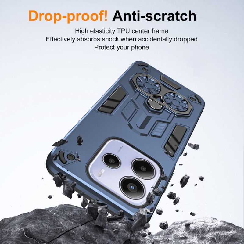 Κάλυμμα Xiaomi Redmi Note 14 5g Θήκες Κινητών Θήκη Δαχτυλιδιών Με Εφέ Μετάλλου