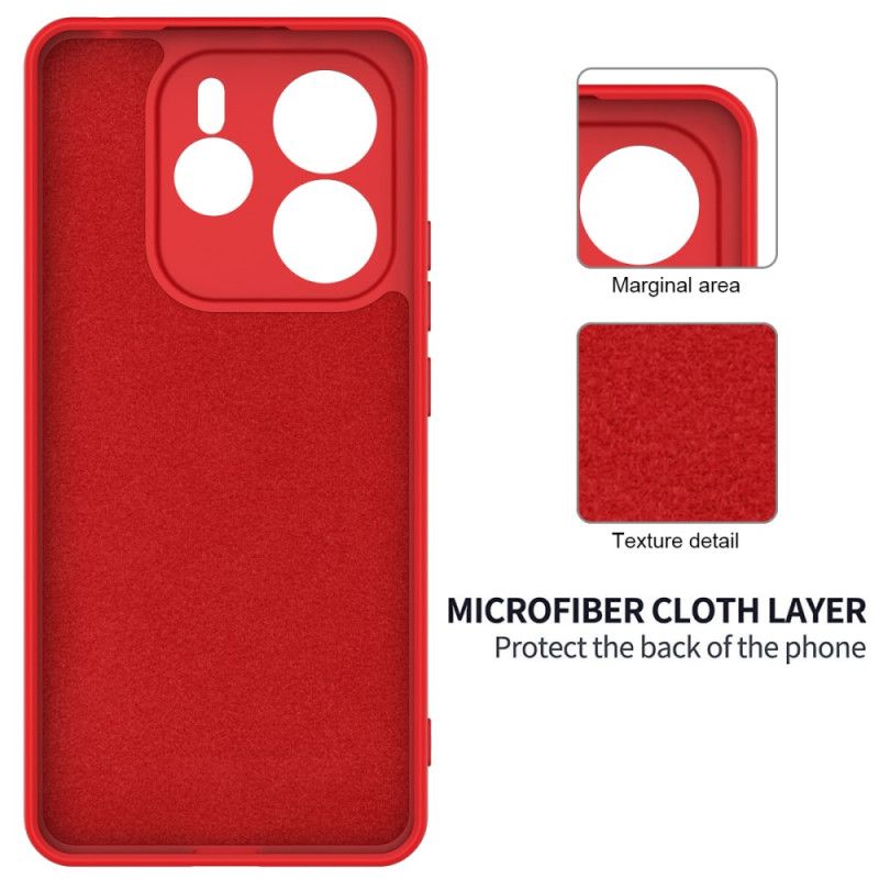 Κάλυμμα Xiaomi Redmi Note 14 5g Υγρή Σιλικόνη Με Κορδόνι Σιλικόνης