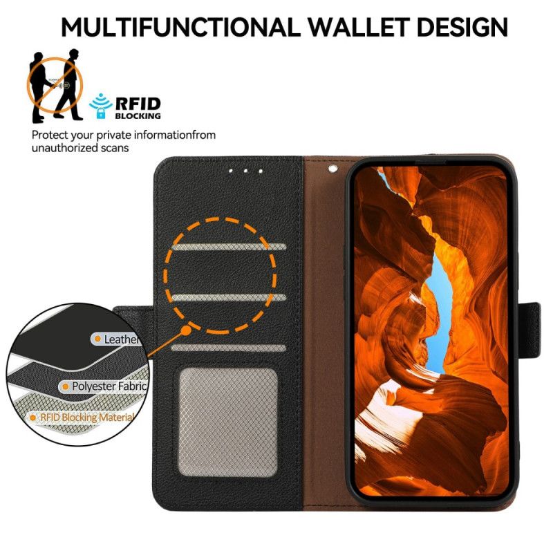 Κάλυμμα Xiaomi Redmi Note 14 Pro 4g Abeel Δερμάτινο Εφέ