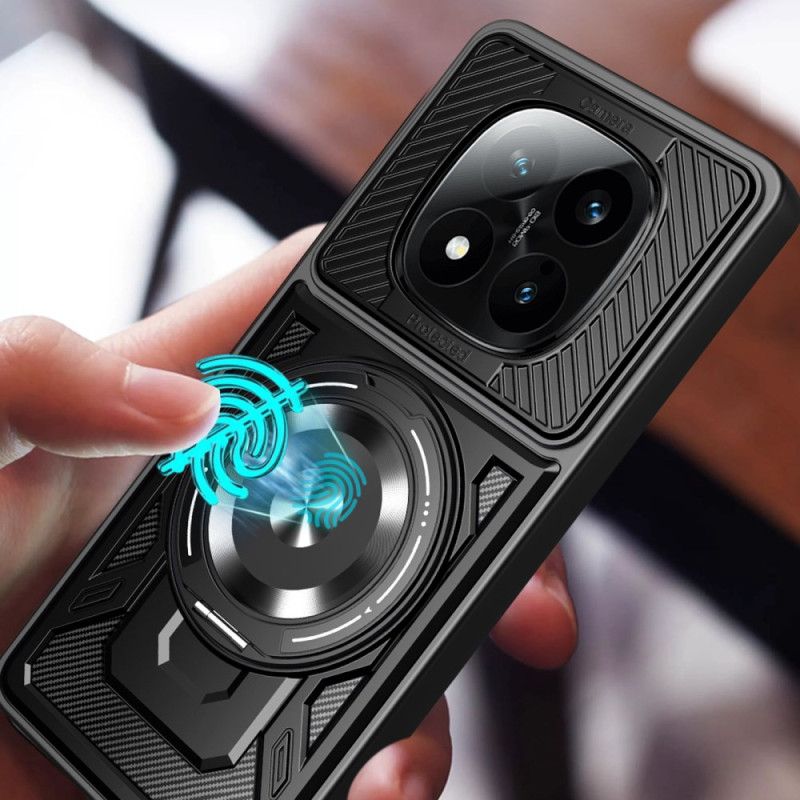 Κάλυμμα Xiaomi Redmi Note 14 Pro 4g Μαγνητικό Με Περιστρεφόμενη Βάση