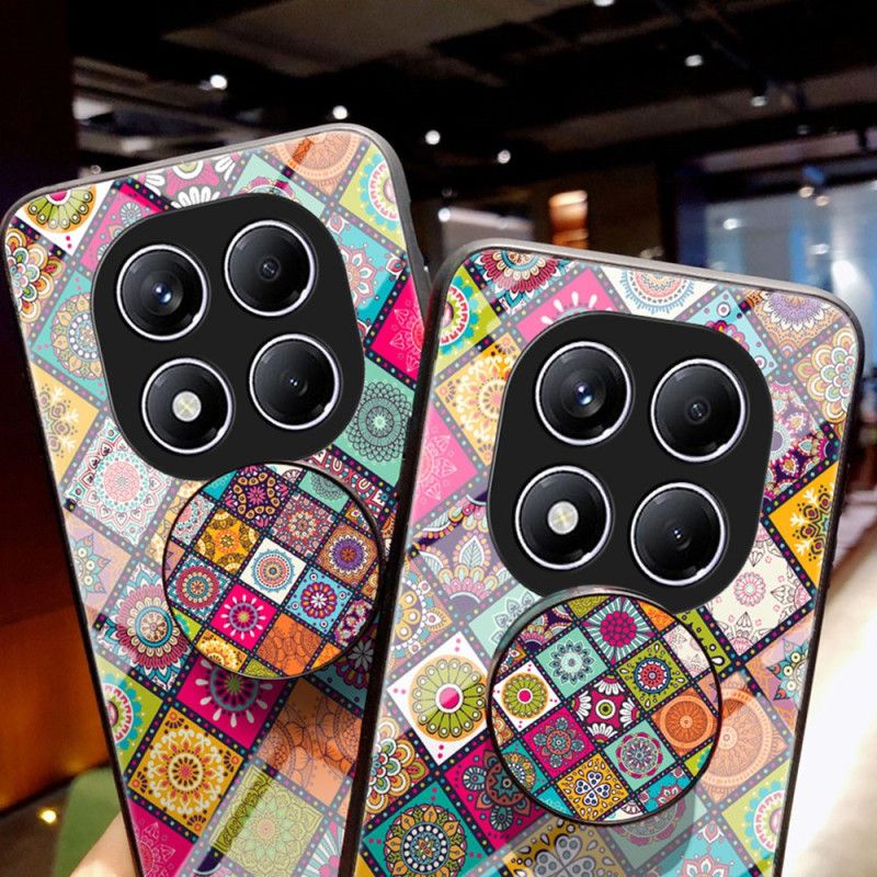 Κάλυμμα Xiaomi Redmi Note 14 Pro 4g Θήκες Κινητών Βάση Και Λουράκι Με Μοτίβο Patchwork