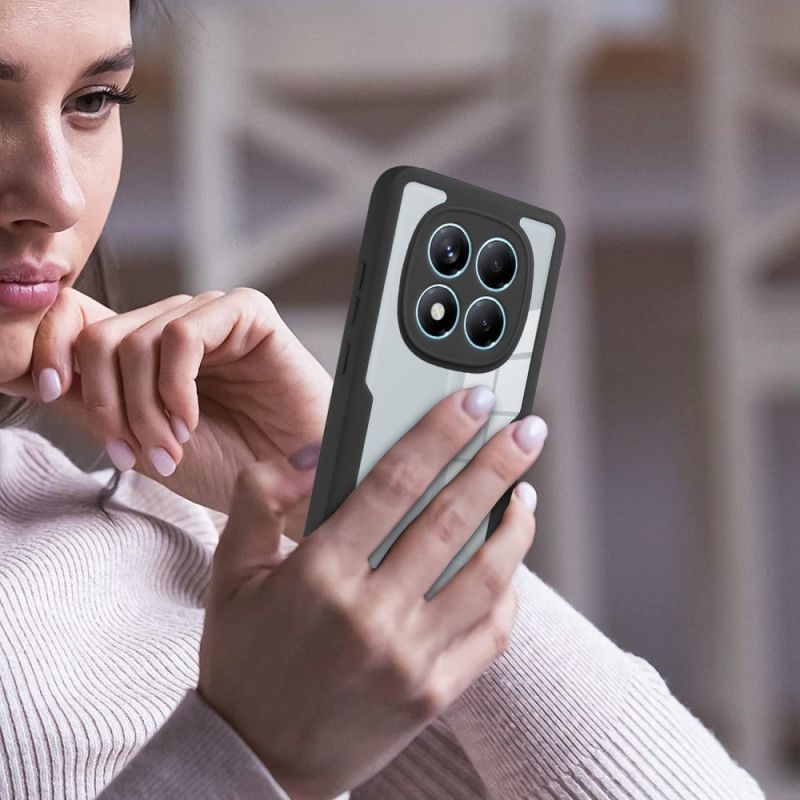 Κάλυμμα Xiaomi Redmi Note 14 Pro 4g Υβριδικό Με Προστατευτικό Οθόνης Σιλικόνης