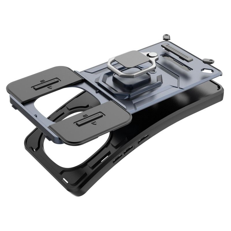 Κάλυμμα Xiaomi Redmi Note 14 Pro 5g Ανθεκτική Θήκη Δαχτυλιδιών Και Προστατευτικό Φακών