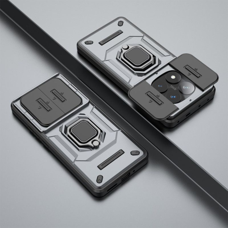 Κάλυμμα Xiaomi Redmi Note 14 Pro 5g Ανθεκτική Θήκη Δαχτυλιδιών Και Προστατευτικό Φακών