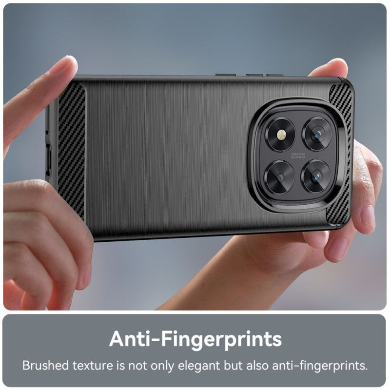 Κάλυμμα Xiaomi Redmi Note 14 Pro 5g Βουρτσισμένο Ανθρακονήματα