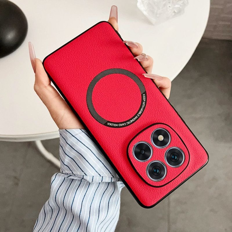 Κάλυμμα Xiaomi Redmi Note 14 Pro 5g Εφέ Δέρματος Συμβατό Με Magsafe